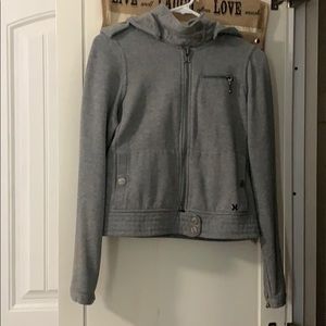 Hurley Sweater, removable hoodie